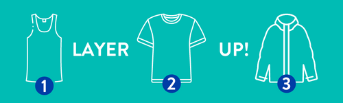 Dress in layers to protect skin