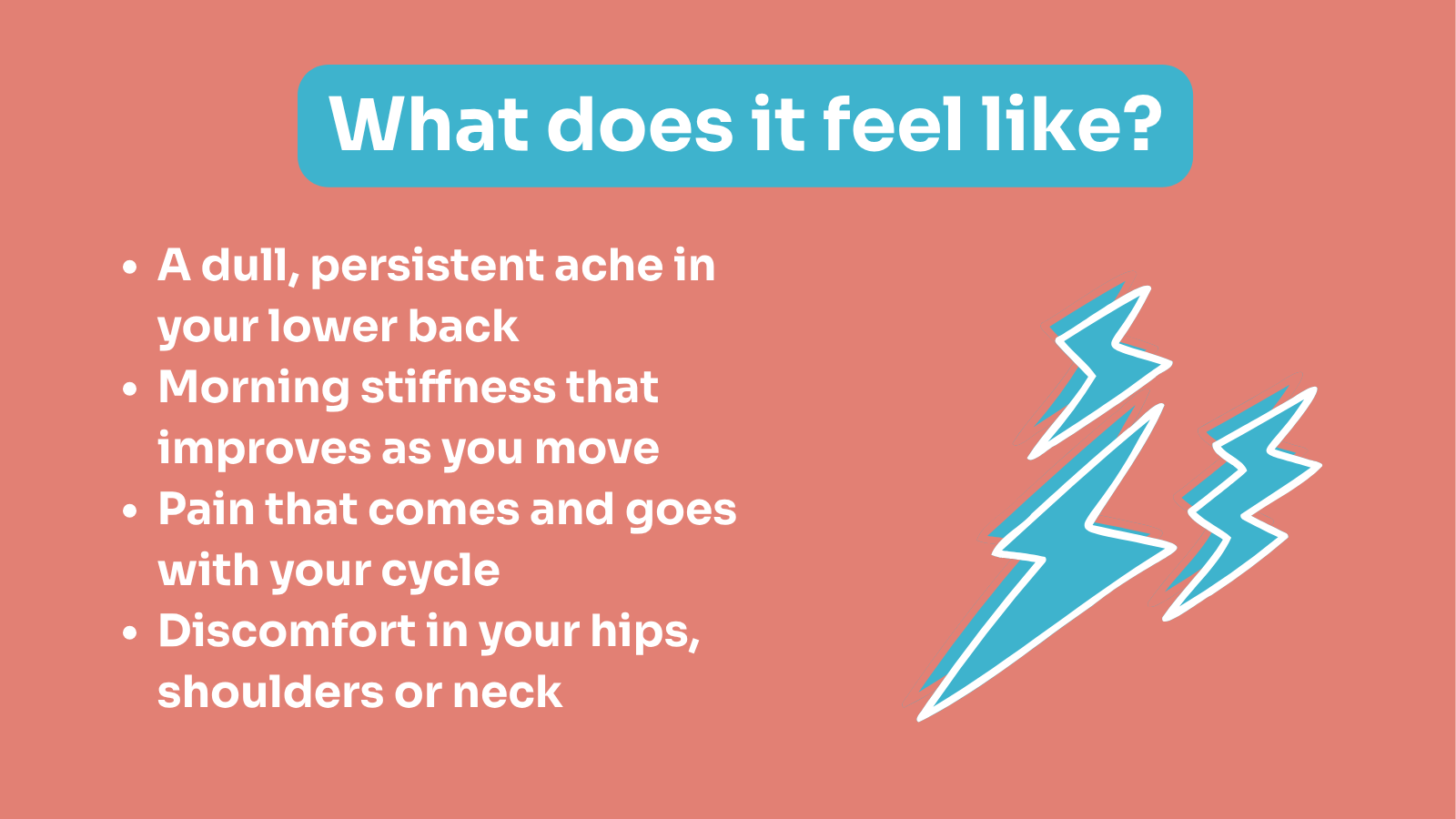 what back pain feels like graphic