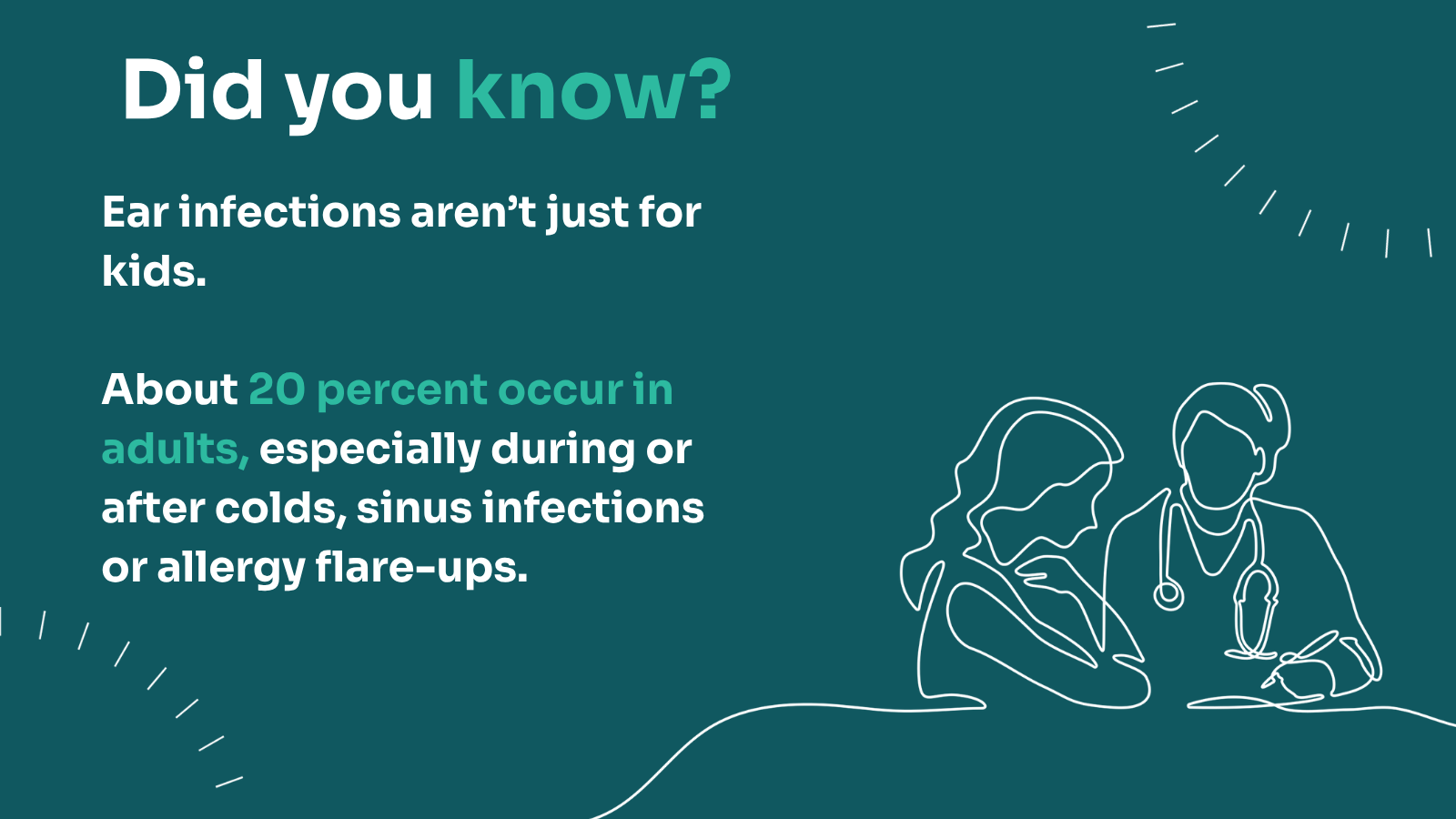 ear infections aren't just for kids, adults too