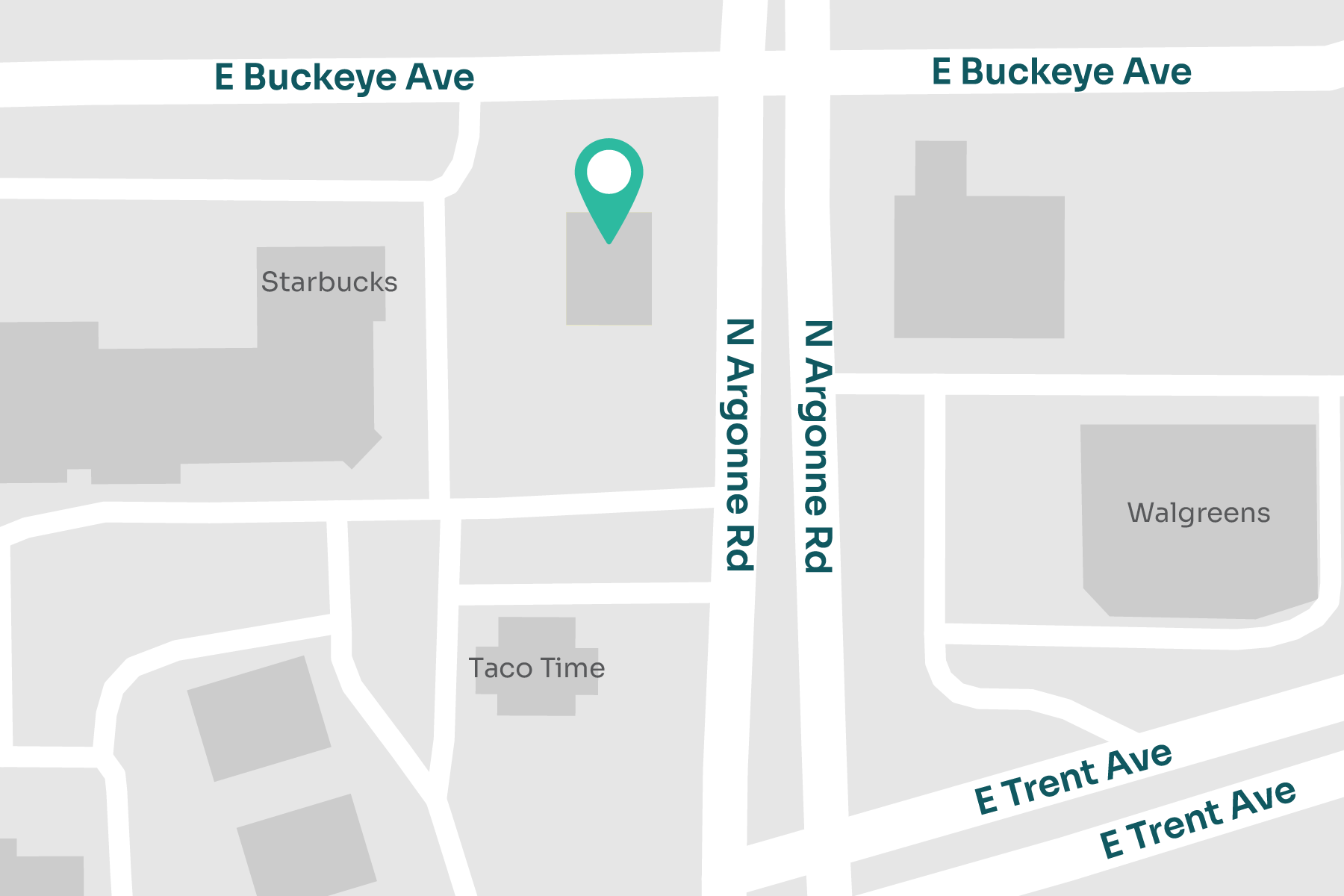 A map displaying location of MultiCare Indigo Urgent Care - Millwood