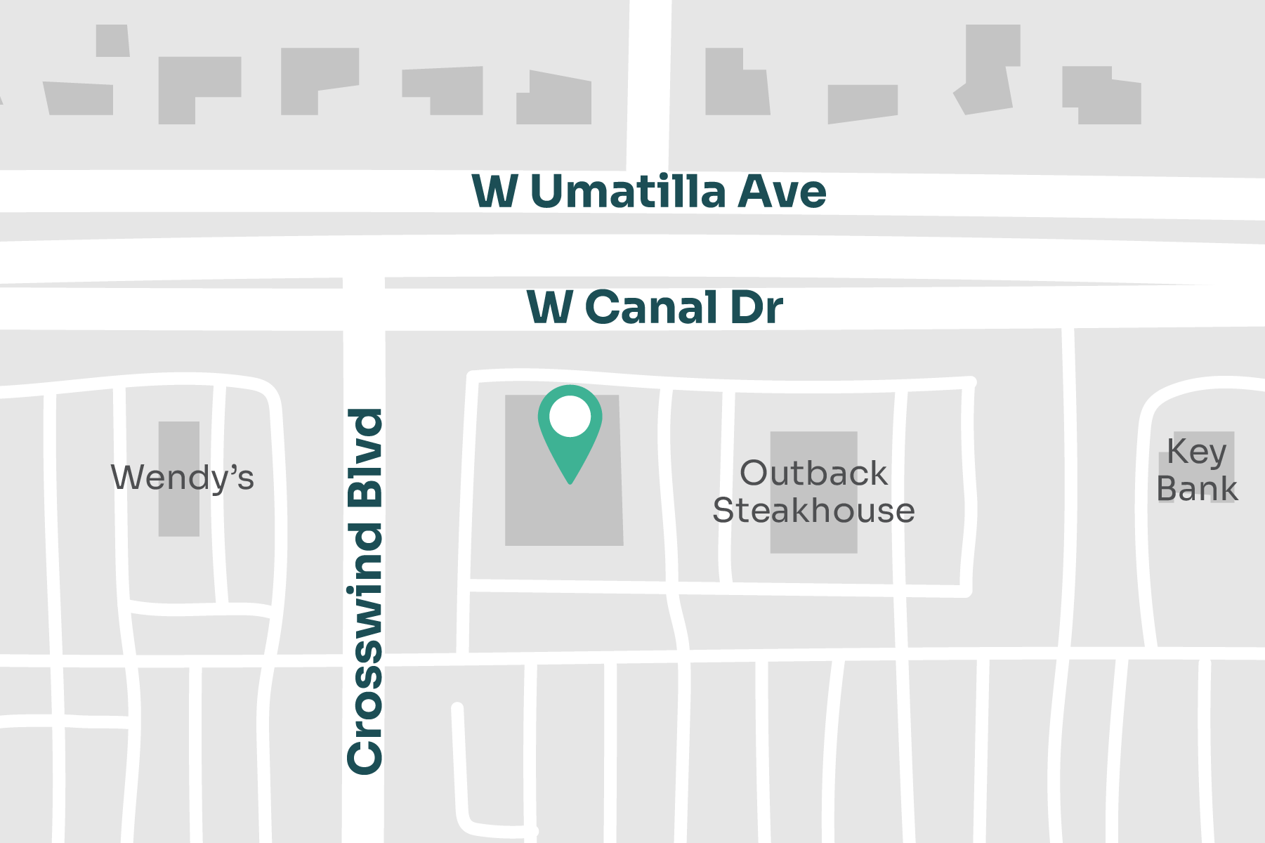A map displaying location of MultiCare Indigo Urgent Care - Kennewick