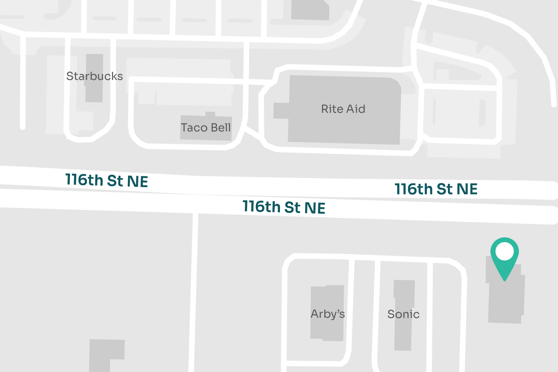 A map displaying location of MultiCare Indigo Urgent Care - Marysville