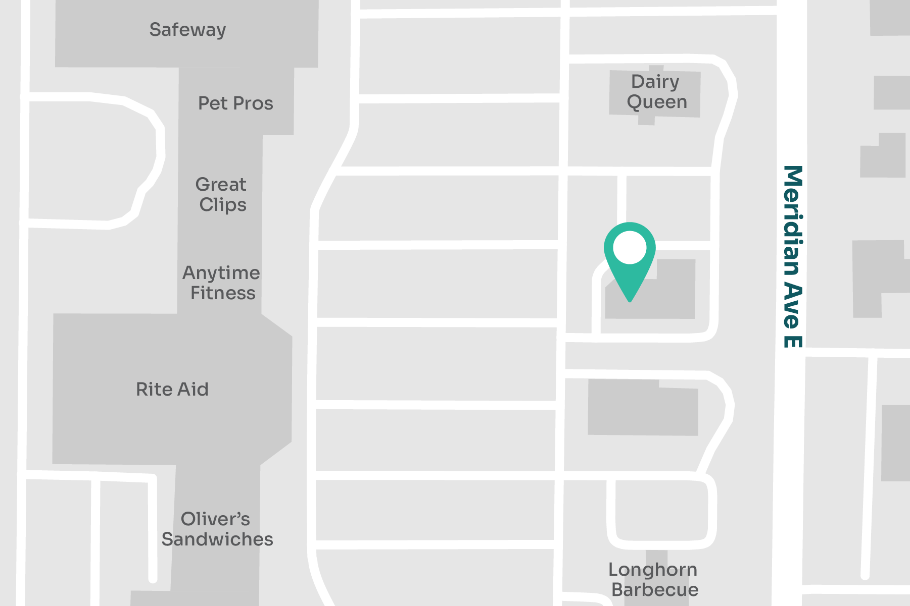 A map displaying location of MultiCare Indigo Urgent Care - Milton