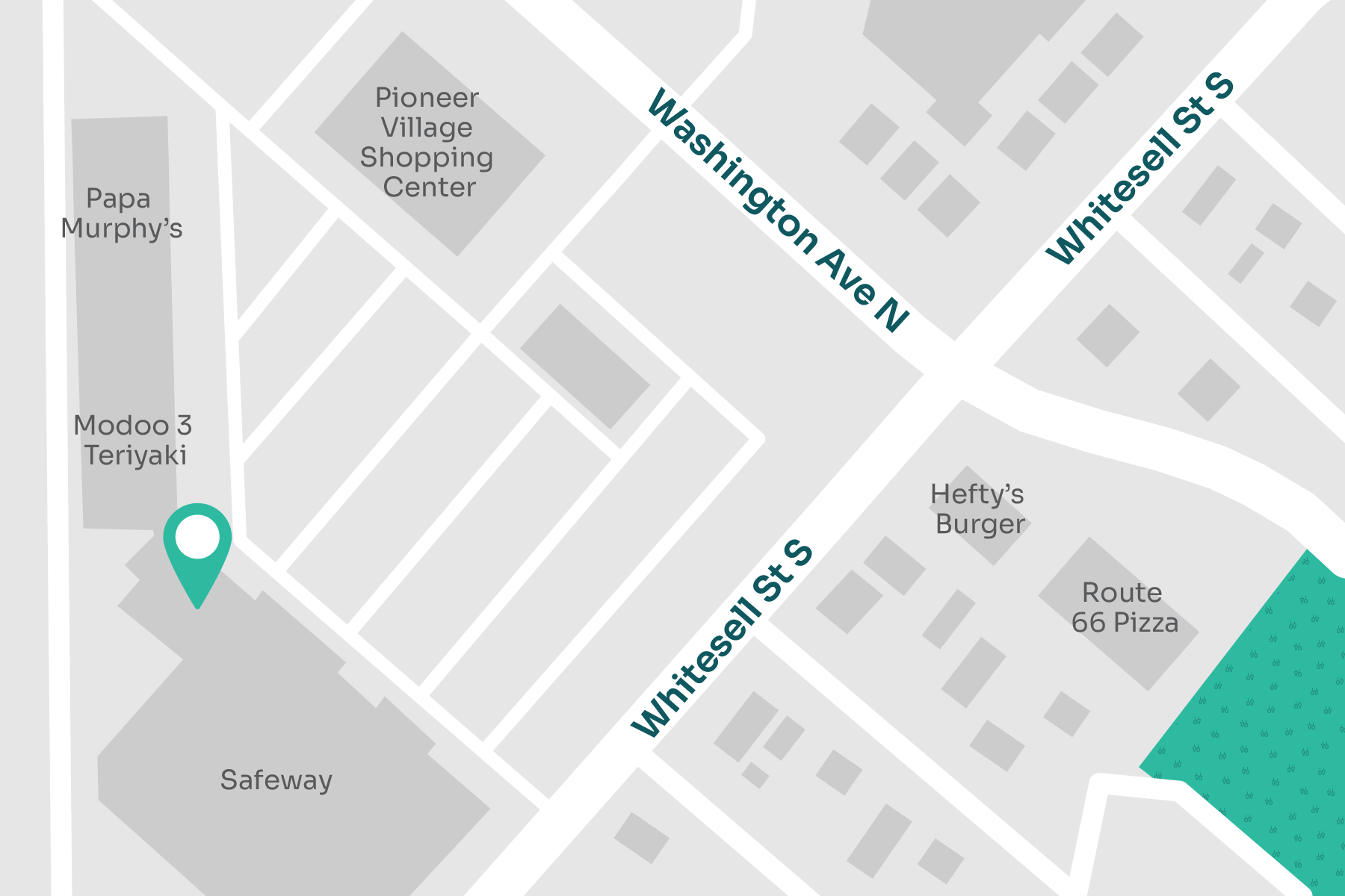 A map displaying location of MultiCare Indigo Urgent Care - Orting