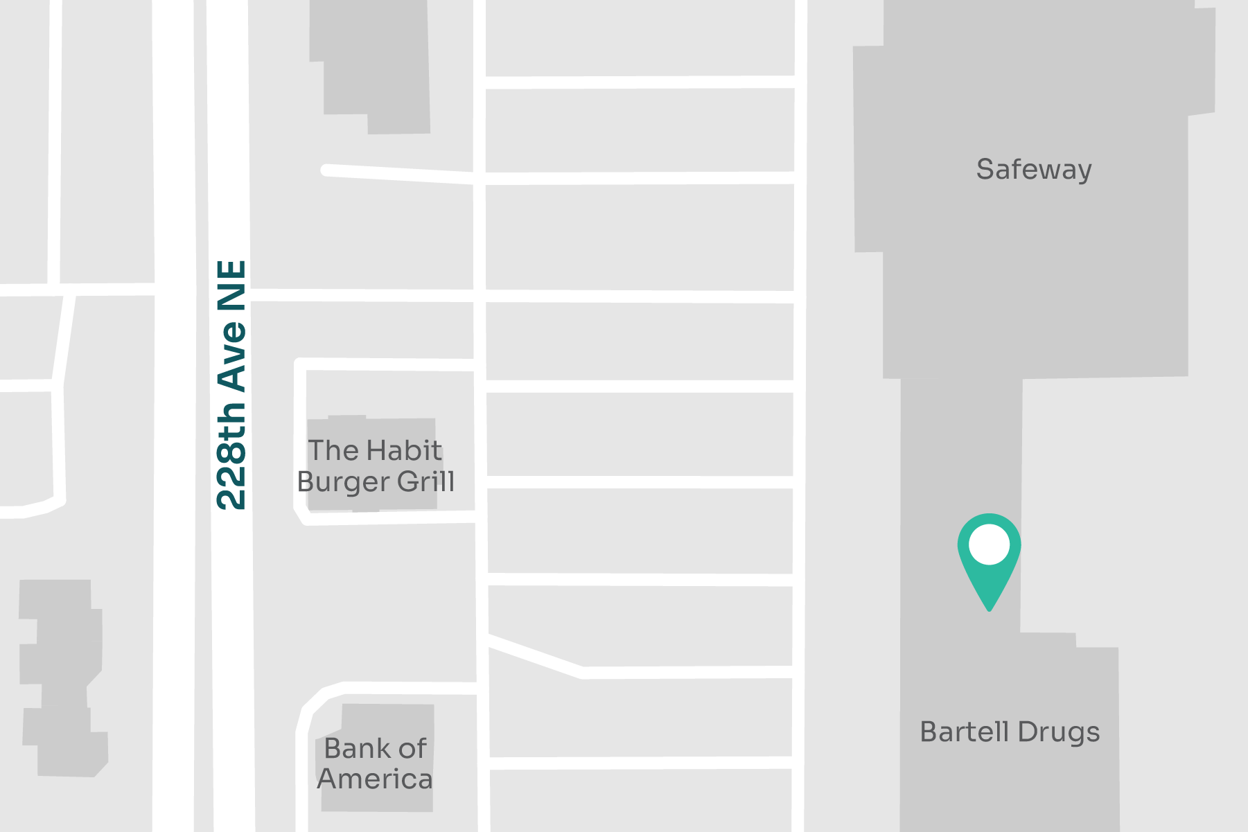 A map displaying location of MultiCare Indigo Urgent Care - Sammamish