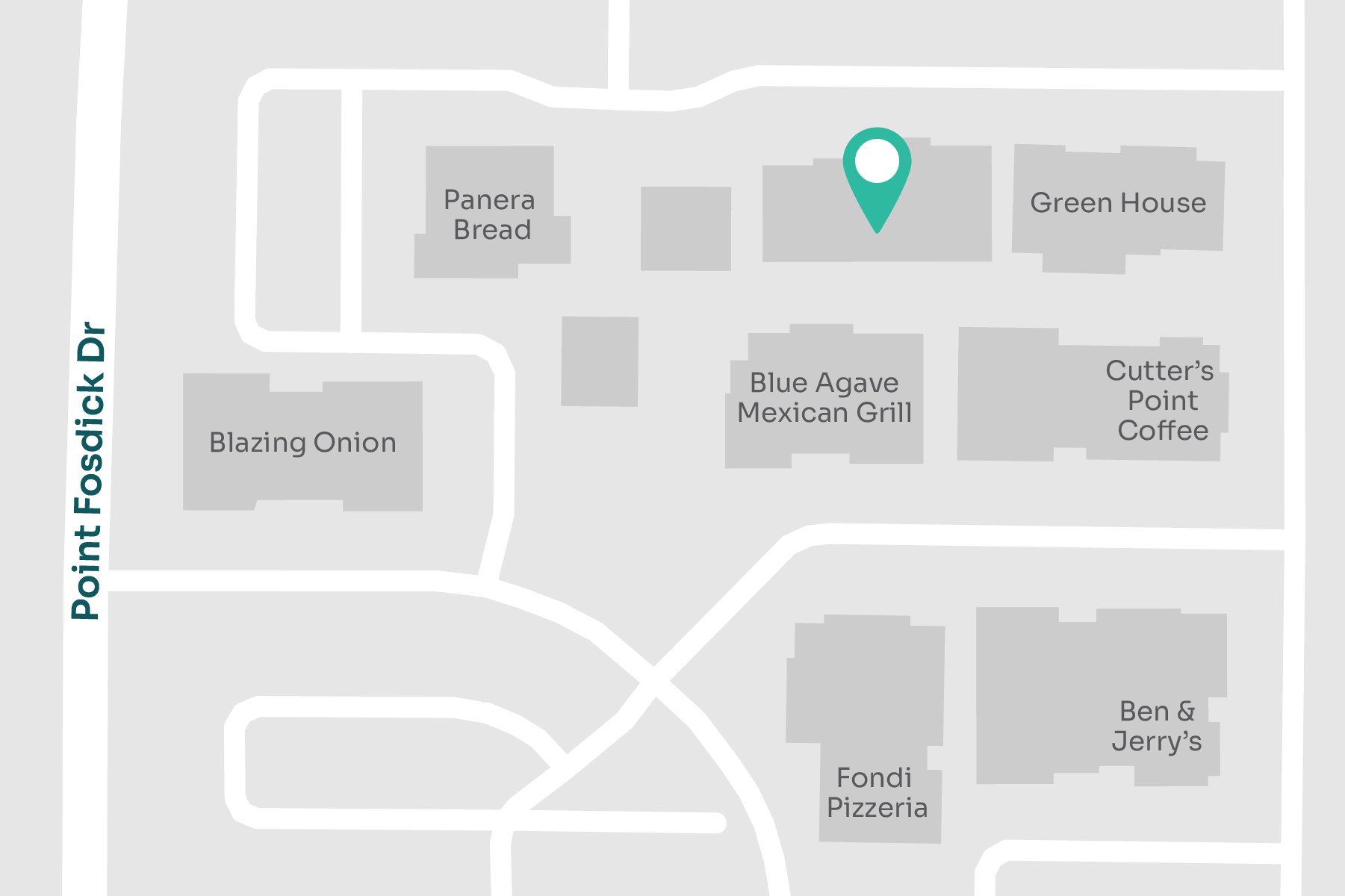 A map displaying location of MultiCare Indigo Urgent Care - Gig Harbor